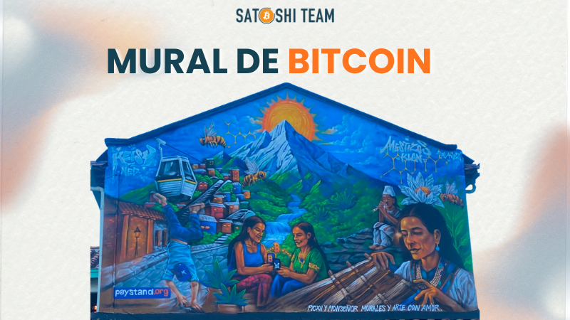Bitcoin también se pinta en la Comuna 13