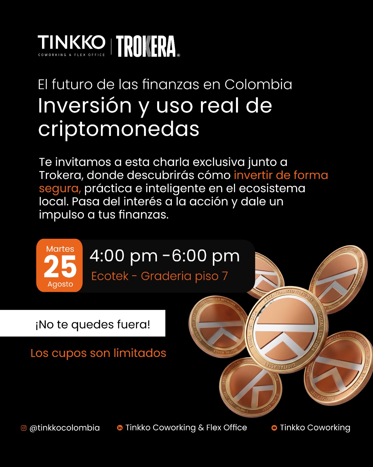 El futuro de las finanzas en Colombia  Inversión y uso real de criptomonedas / TINKKO | TROKERA